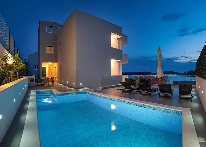 Somnium Near Trogir, Pool And Gym Villa